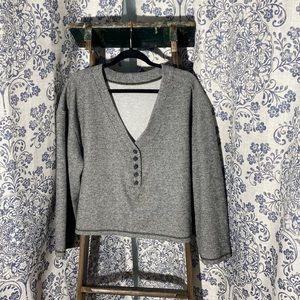 Urban outfitters long sleeve crop top